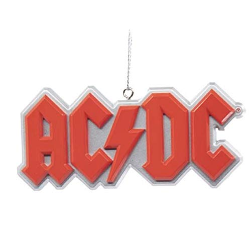 Kurt Adler AC2202 AC/DC Logo Ornament, 3-inch Height, Resin