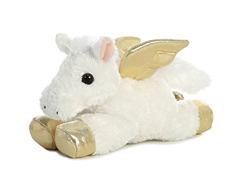 Aurora World Mini Flopsie Toy Pegasus Flying Horse Plush, 8"