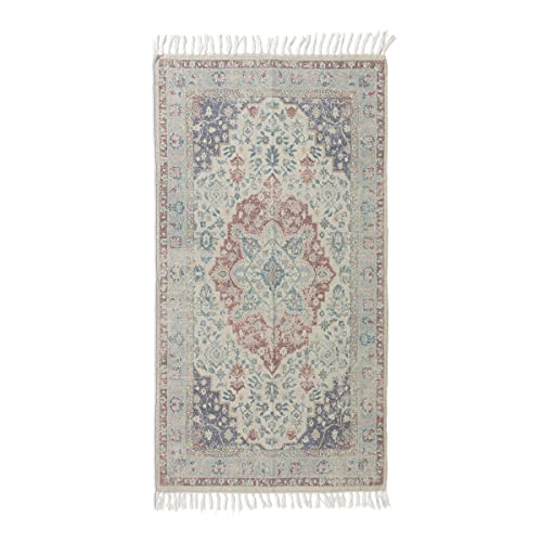 Park Hill Collection EHF00442 Cotton Printed Rug, 60-inch Length (Nutmeg)