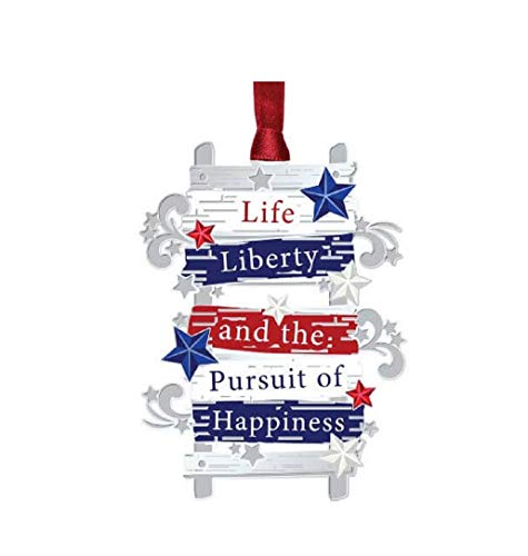 Beacon Design 62627 Life Liberty and The Pursuit of Happiness Ladder Hanging Ornament