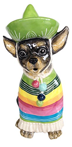 Blue Sky Clayworks Clayworks Chihuahua Teapot, Multicolor