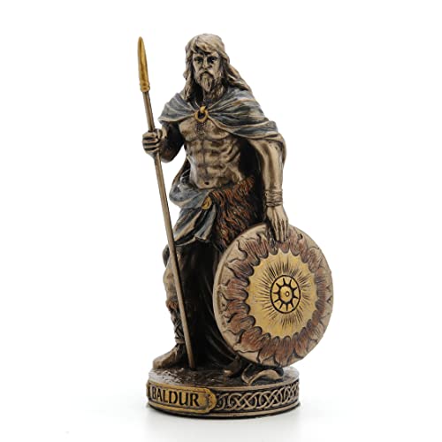 Unicorn Studio Veronese Design Norse Gods Miniature Figurine (Baldur, Bronze)