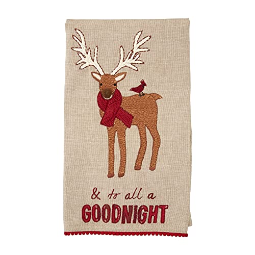 Mud Pie To All Embroidered Towel, 26-inch