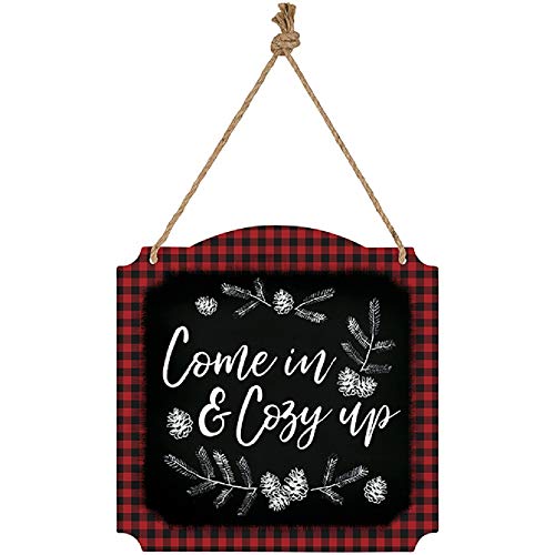 Carson Come in Cozy Up Metal Wall Decor