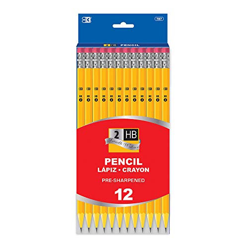 Bazic Pre-Sharpened #2 Yellow Pencil (12/Pack)