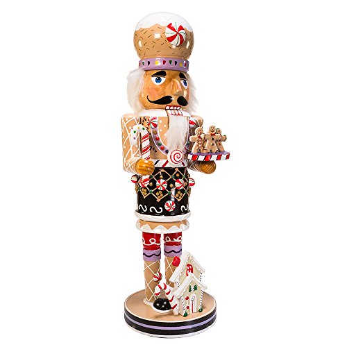 Kurt Adler 16-Inch  Wooden Gingerbread Christmas Nutcracker