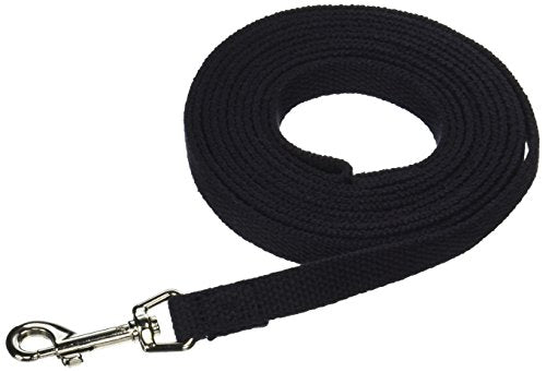 OmniPet Leather Brothers 10-Feet Web Lead, Small, Black