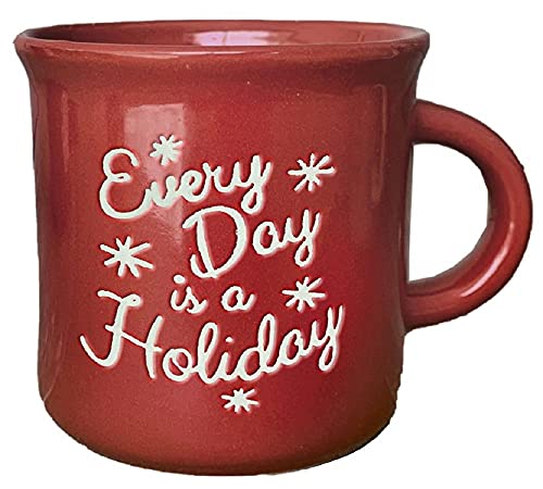 Great Finds MU211 Everyday is a Holiday Espresso, 4 Ounce, Red