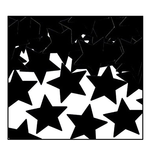 Beistle Fanci-Fetti Stars (black) Party Accessory  (1 count) (1 Oz/Pkg)