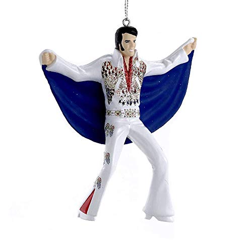 Kurt Adler Blow Mold Elvis Eagle Cape Jumpsuit Ornament