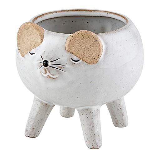 Creative Brands 47th & Main Animal Planter/Pot, Small, Mouse