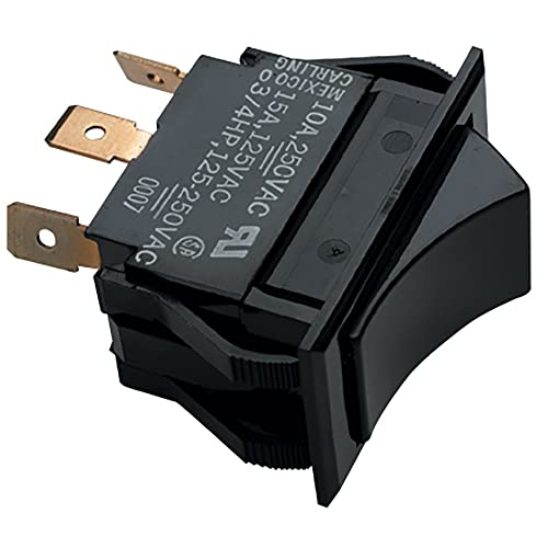 Land N Sea Distributing Bilge Pump Rocker Switch, 3 Position On-Off-Momentary On, 12V