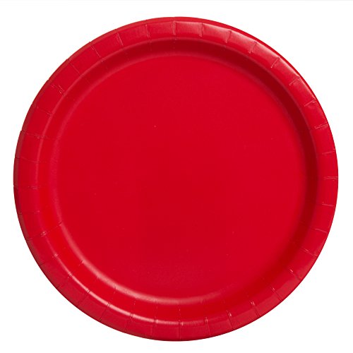 Unique Industries, Paper Plates, 16 Pieces - Red