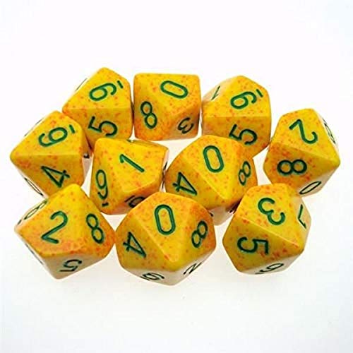 Chessex d10 Lotus (10)