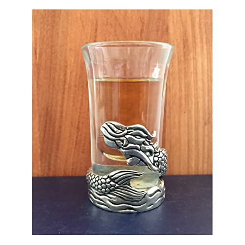 Basic Spirit Shot Glass - Mermaid Home Decoration for Home Bar, Stocking Stuffer, Party Favor or Gift