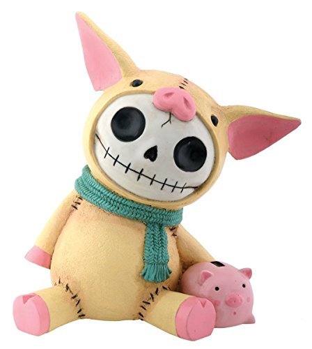 Pacific Trading SUMMIT COLLECTION Furrybones Piglet Bacon Resin Piggy Bank