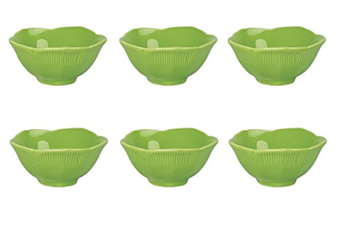 BIA Cordon Bleu 400140+912S6SIOC Ooh La Lotus Bowl Set, Grass