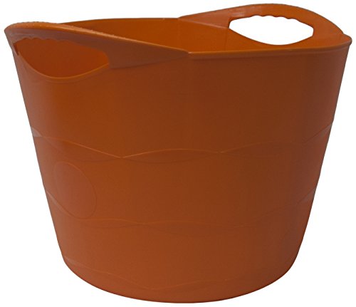 Garden Works TuffTote¬¨√Ü Multi-Use Bucket, Pumpkin, 11 gal