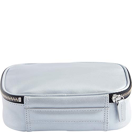 Royce Leather Tech Accessory Travel Storage Case (Silver)