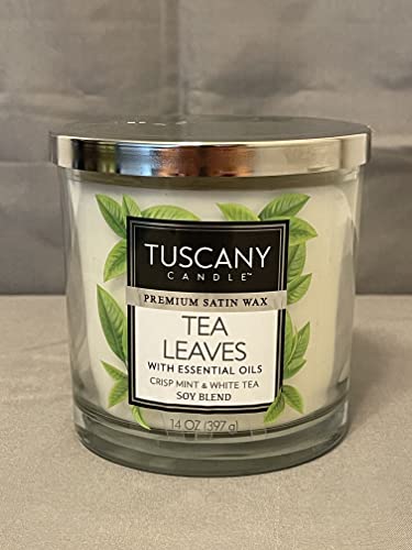Empire Candle Tuscany 14 oz. Tea Leaves Soy Blend Jar Candle One Size