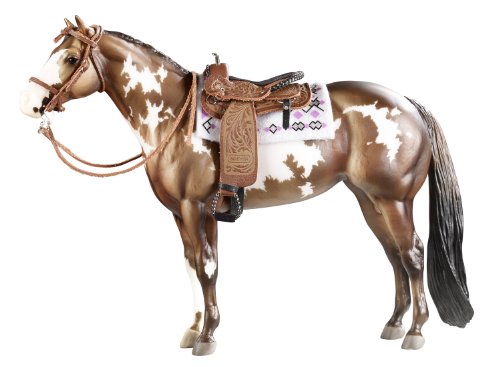 Breyer Horses Breyer Traditional Cimarron Western Pleasure Saddle (1:9 Scale), 6.5"L x 7.875"H H