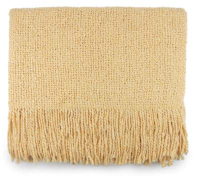 Bedford Cottage Campbell Throw Blanket, Lemon (311-132)