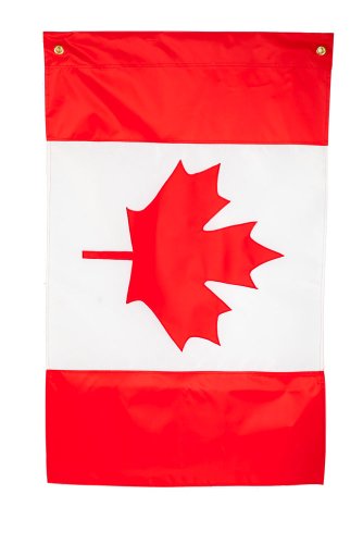 Gifted Living 157819 Evergreen Applique Canada House Flag, 29" x 44", Multicolored