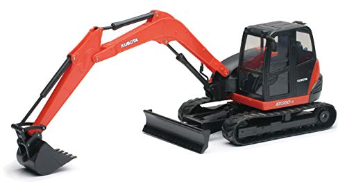 New Ray Toys Kubota KX080-4 Excavator 1:18 Scale by Newray by Kubota