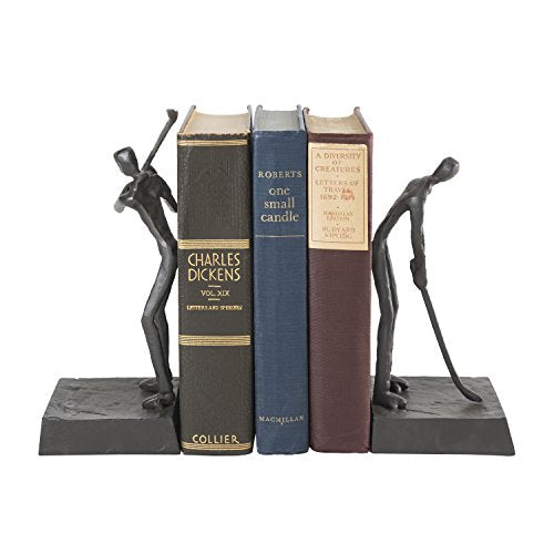 Danya B. ZI16003 Golfers Iron Bookend Set √ê Golf Home Decor and Office D≈Ωcor - Great Gift Idea for Golf Lovers