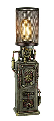 Steampunk Industrial Fuel Dispenser Tower Table Lamp