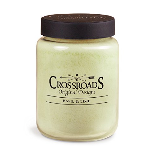 Crossroads Basil & Lime Scented 2-Wick Candle, 26 oz.