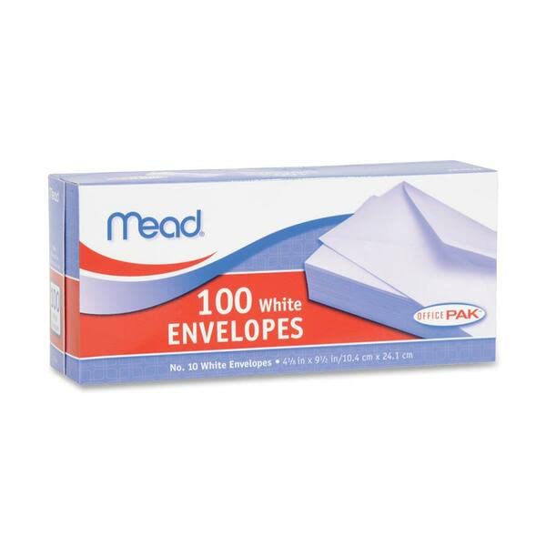 ACCO (School) MEA75064 - Mead Plain White Envelopes