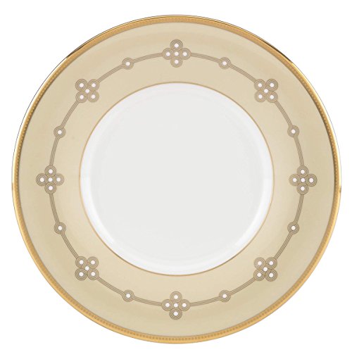 Lenox Jeweled Jardin Saucer, 0.35 LB, White