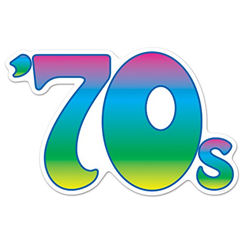 Beistle Multicolor 70's Cutout-1 Pc, 22.5"