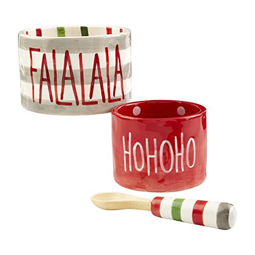 Mud PieChristmas Dip Cup Set, 4 1/2-inch Diameter