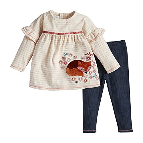 Mud Pie Fox Tunic And Legging Set, 12-18 Months