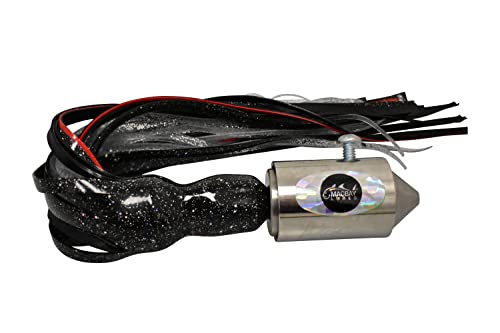MagBay Lures High Speed Wahoo Lure - El Sincero 316 Stainless Steel Compare with Ballyhood Cowbell Lures (Black Chrome)