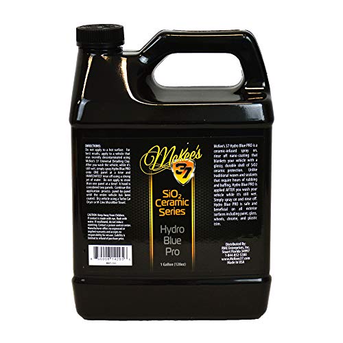 McKee's 37 MKCS-161 Hydro Blue PRO SiO2 Spray & Rinse Ceramic Coating & Top Coat Sealer for High Gloss