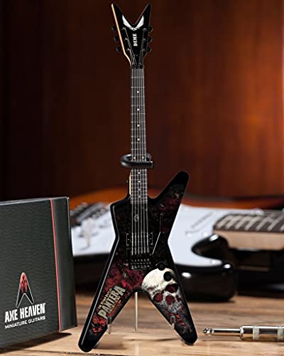 AXE HEAVEN Dimebag Darrell Pantera Dean Far Beyond Bootleg Graphic ML Mini Guitar Replica Collectible