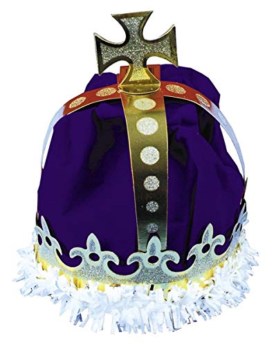 Beistle Royal King's Crown (blue) Party Accessory (1 count)