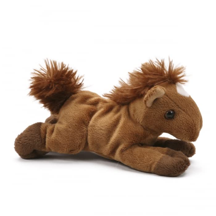 Unipak 1122HBR Handful Brown Horse Plush Figure Toy, 6-inch Length