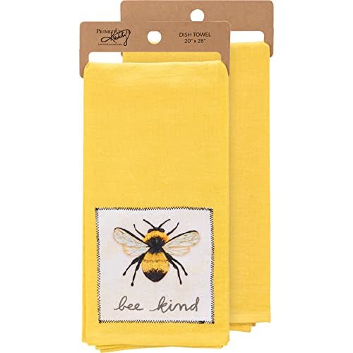 Primitives by Kathy 112608 Kitchen Towel Bee Kind, 28-inch