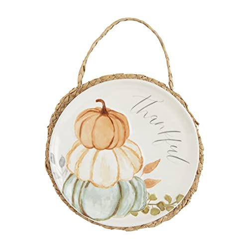 Mud Pie, plate 8" dia | trivet 9" dia, Cream