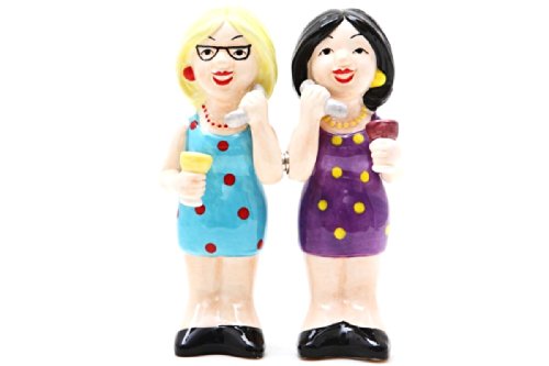 Pacific Trading Giftware Phoney Friends Salt and Pepper Shaker Set