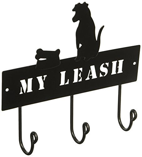 DEI Dog Pet Leash Metal Rack - "My Leash" Hanger