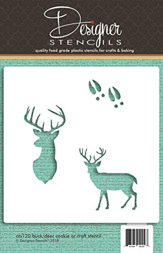 Deer - Buck Cookie and Craft Stencil CM120 by Designer Stencils