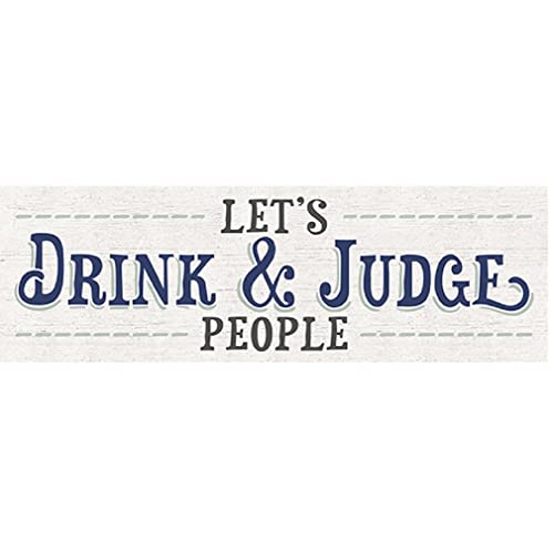 Carson Home 24299 Drink & Judge Message Bar, 8.5-inch Width, Wood