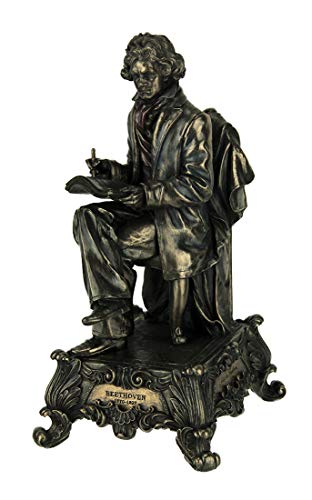 Unicorn Studio Veronese Design Ludwig Van Beethoven Bronze Finished Music Box