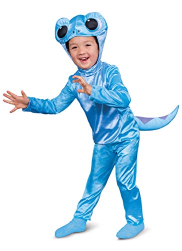 Disguise Disney Frozen 2 Salamander Classic Children√ïs Costume, Blue, Large (4-6)