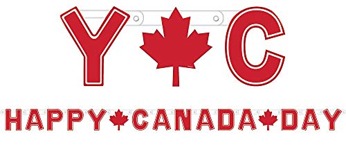 Amscan Canada Day Letter Banner, 7&